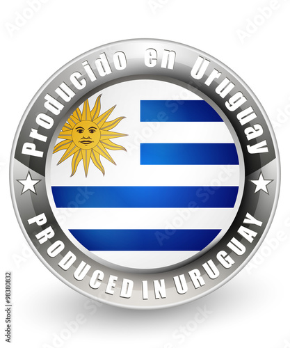 Produced in Uruguay label