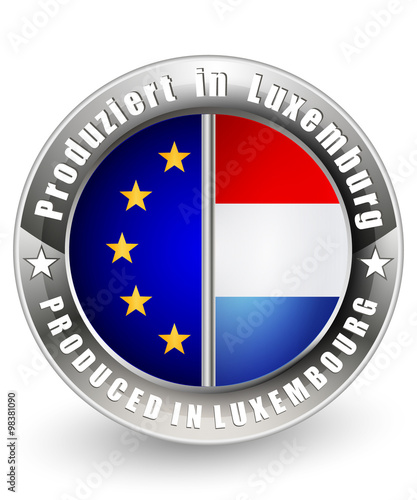 Produced in Luxembourg and EU label