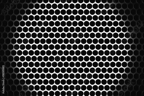 Metal speaker grill texture for using as background.