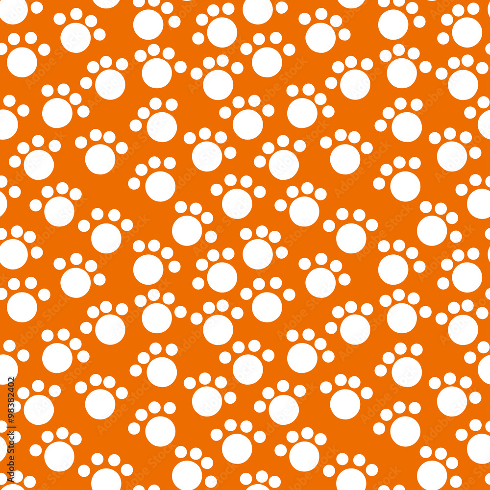 Seamless pattern footprints.あしあとのパターン Seamless pattern footprints.あしあとのパターン