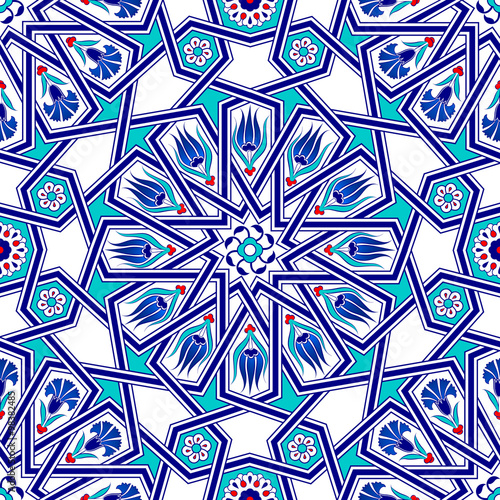 Ottoman Star Transition Patterned