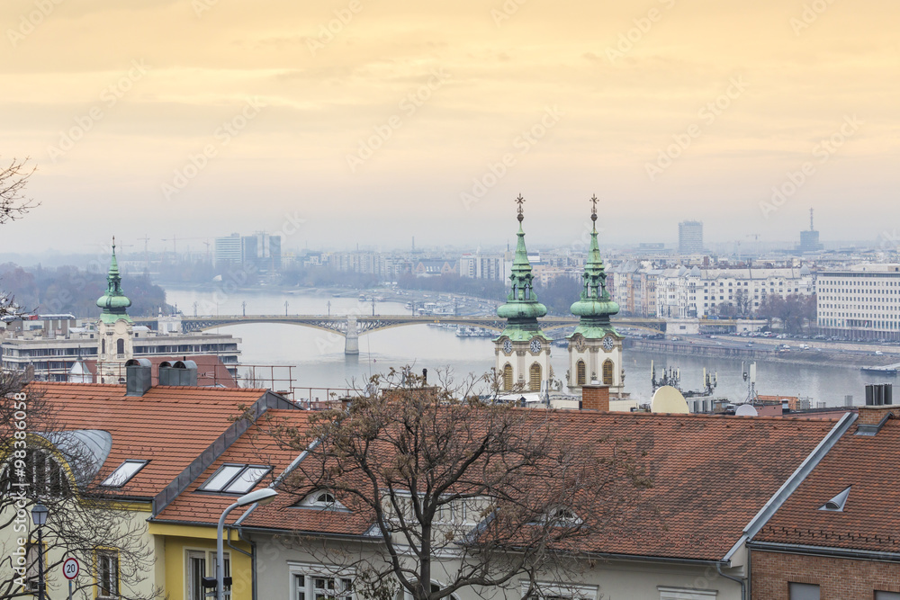 Fototapeta premium Panorama of Budapest - the capital of Hungary