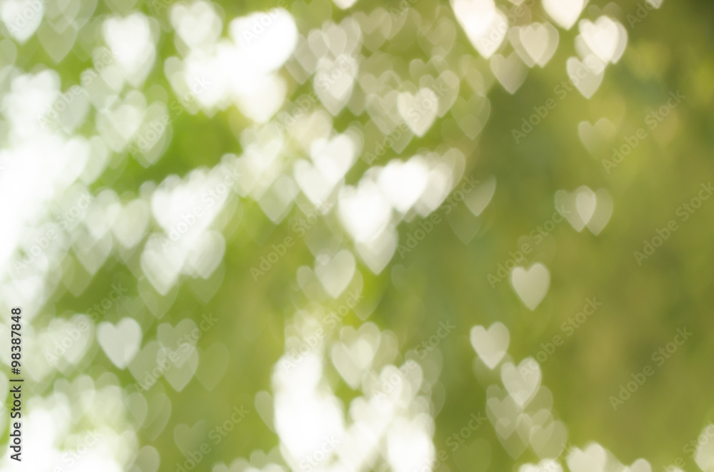 Fototapeta premium Heart Bokeh.