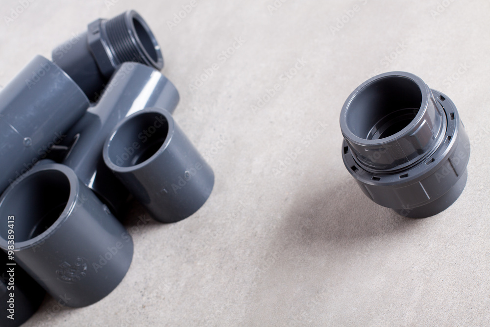 System PVC-U fittings for water.
