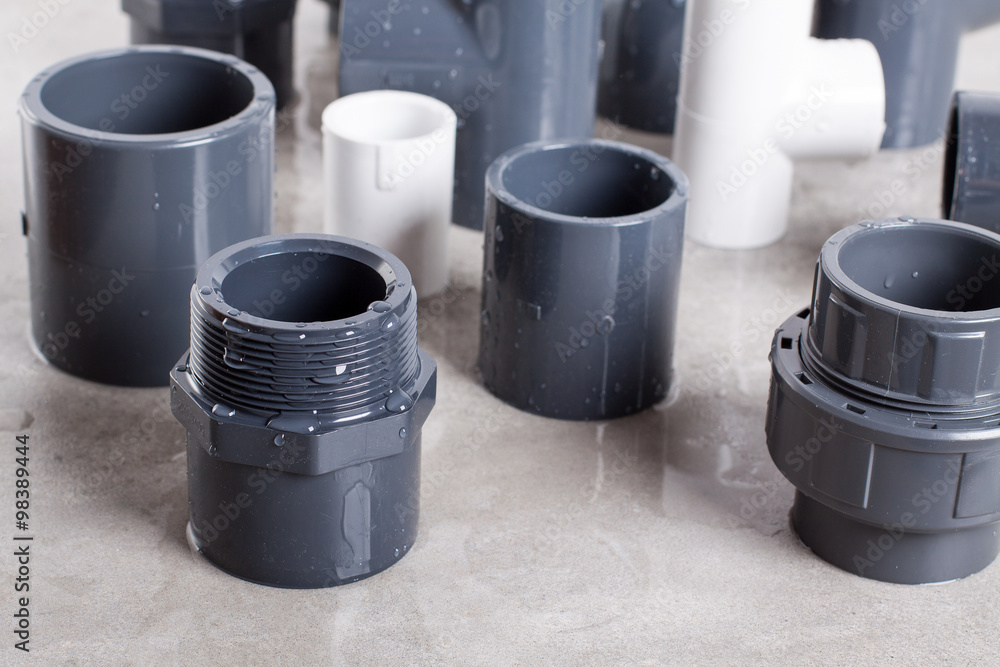 System PVC-U fittings for water.