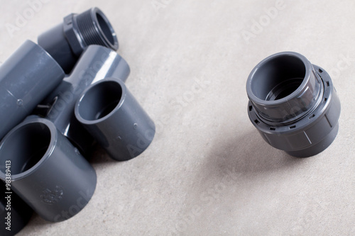 Obraz na płótnie System PVC-U fittings for water. w salonie