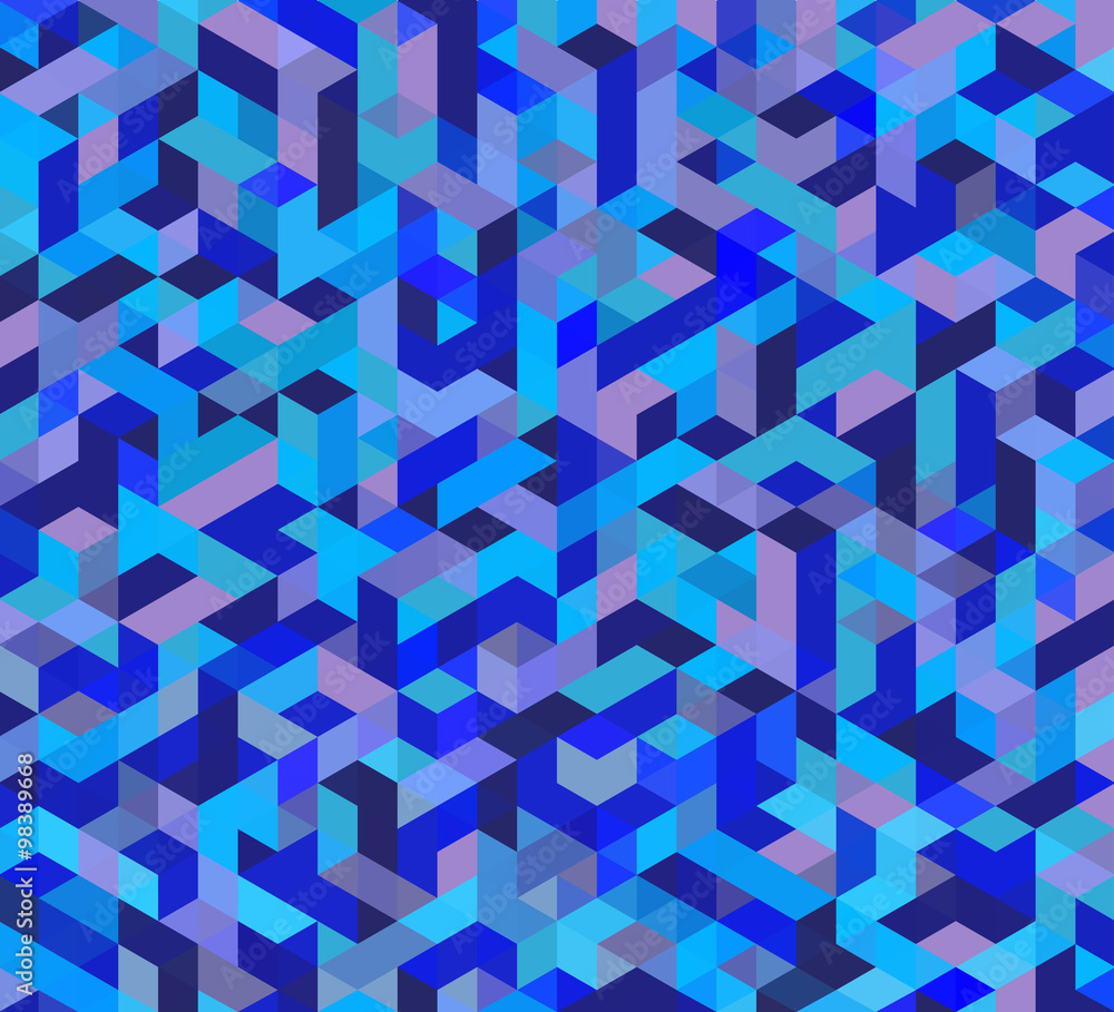Blue triangular Blue triangular