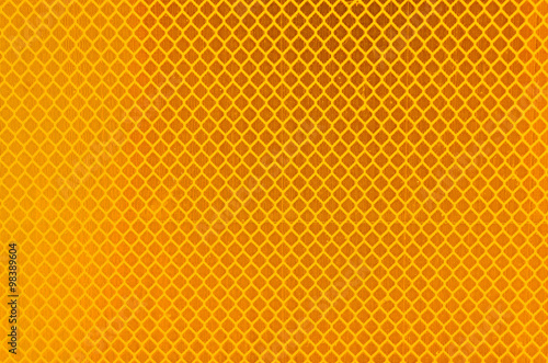 Close up pattern yellow sign texture background.