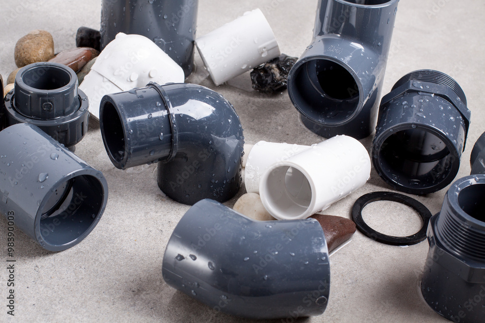 System PVC-U fittings for water.