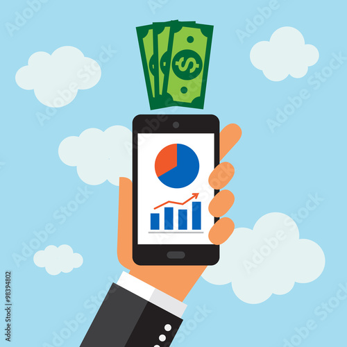 Móvil Smartphone, app estadisticas 