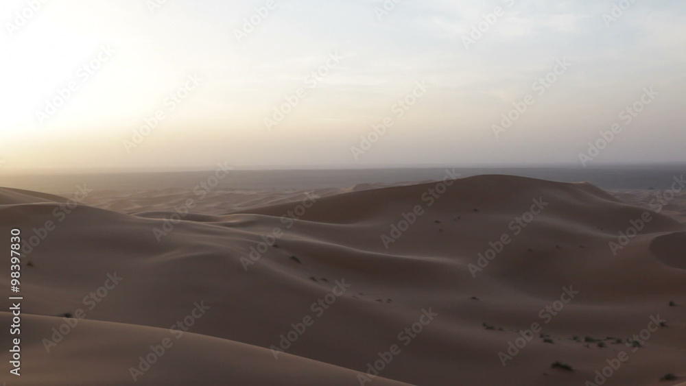 Desert dune during a windy day. Pan view. Erg Chebbi, Morocco. HD1080p Canon 5Dmk2 Desert dune during a windy day. Pan view. Erg Chebbi, Morocco. HD1080p Canon 5Dmk2