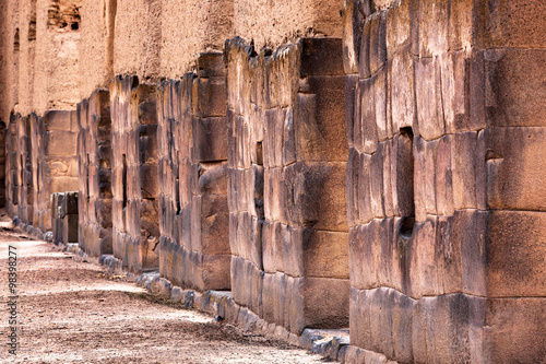 temple of Wiracocha, Raqchi, Peru © terex