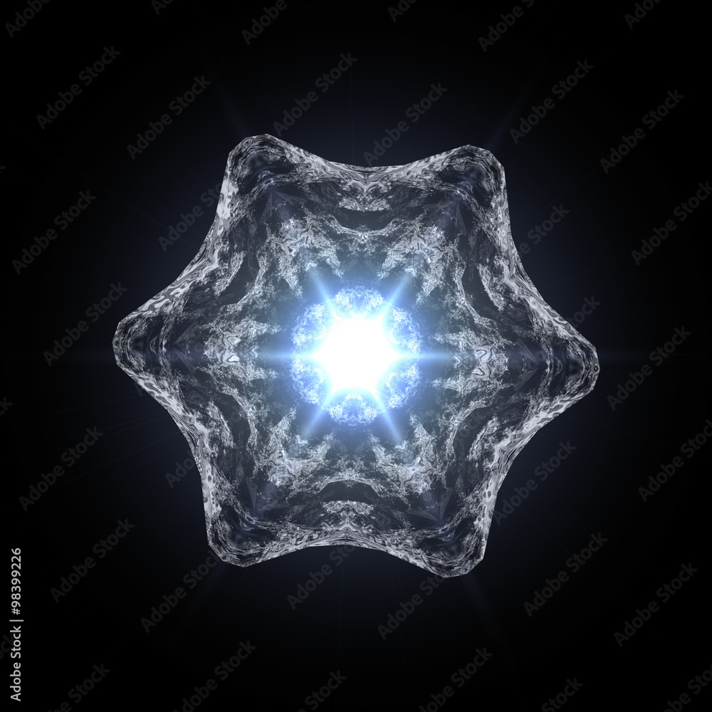 Fototapeta premium Macro Snowflake