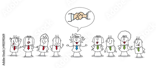 Mediation between two working teams
