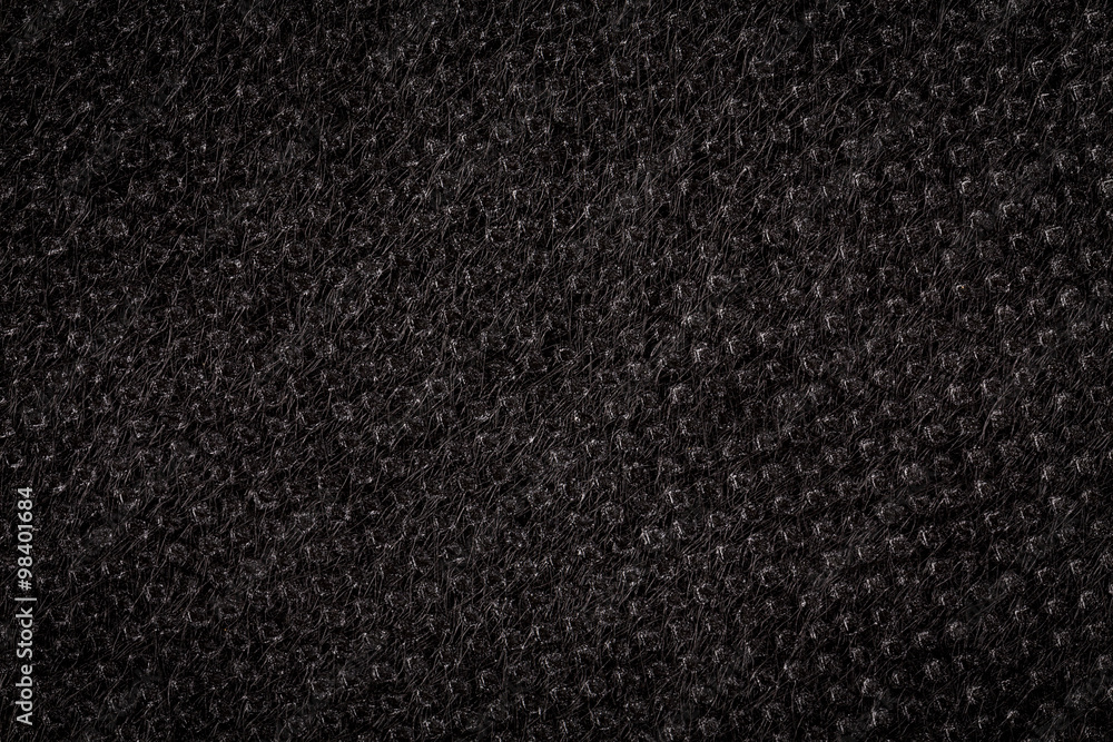 Fototapeta premium Black plain fabric, textile