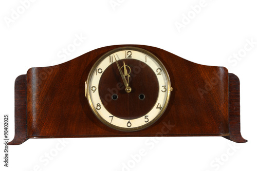 Old wooden clock