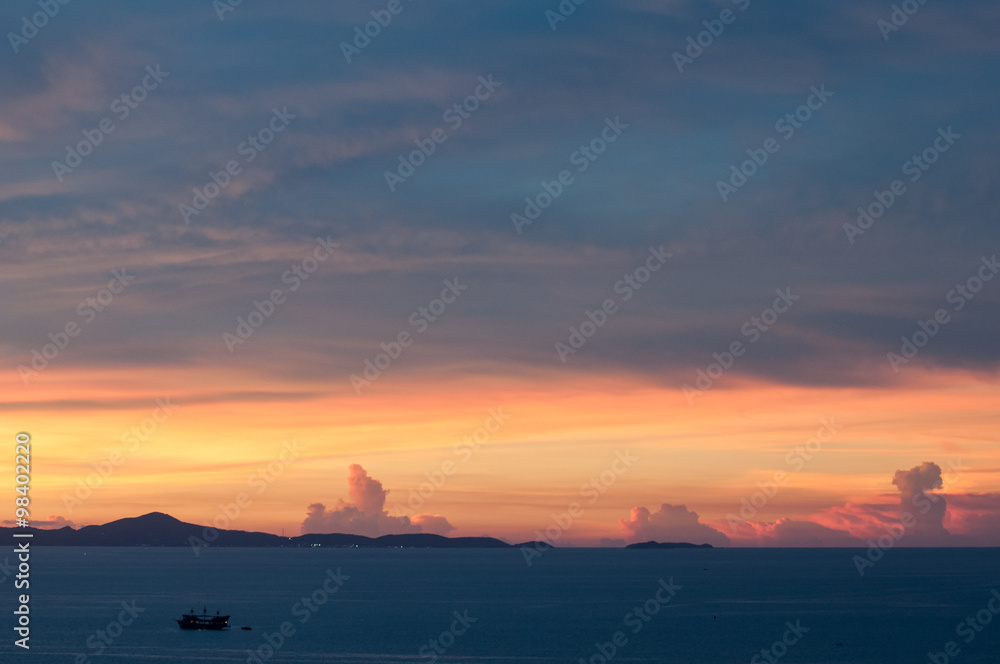 Sunset at Sattaheep (Thailand) Sunset at Sattaheep (Thailand)