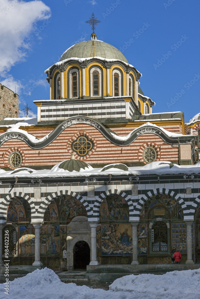 Church Virgin Birth in Rila Monastery, Kyustendil Region, Bulgaria