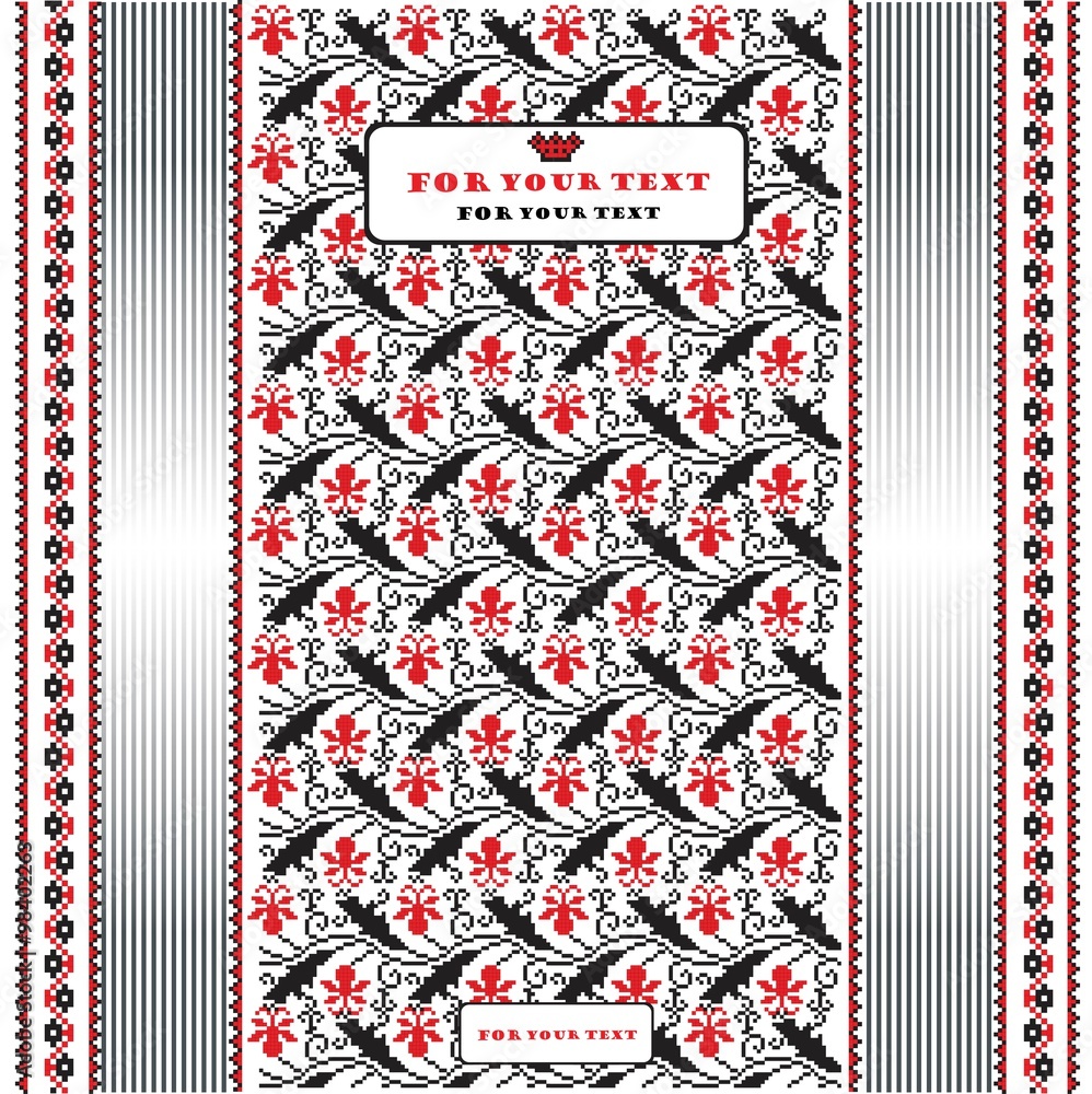 ukrainian folk background with folk pattern ukrainian folk background with folk pattern