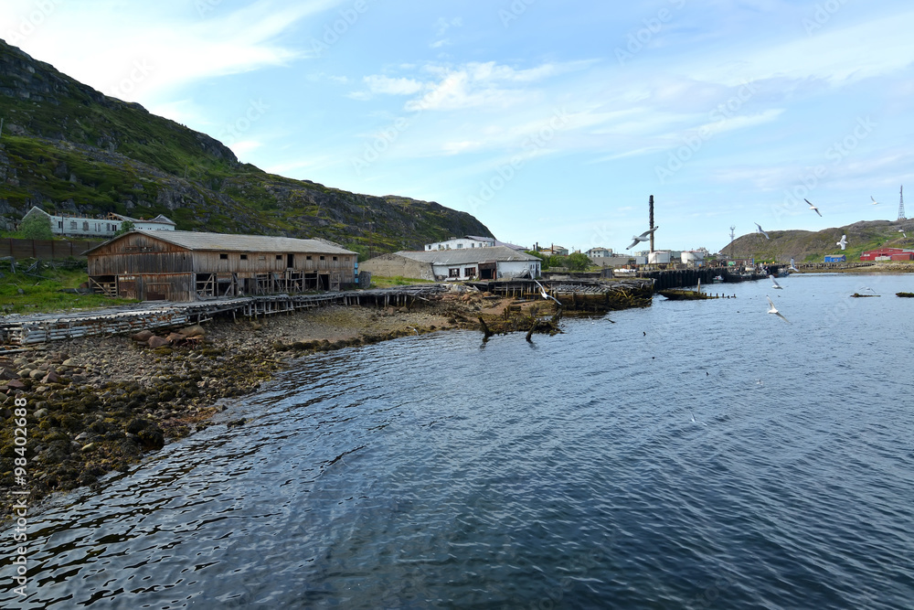 The thrown structures on the bank of the Barents Sea. Settlement The thrown structures on the bank of the Barents Sea. Settlement