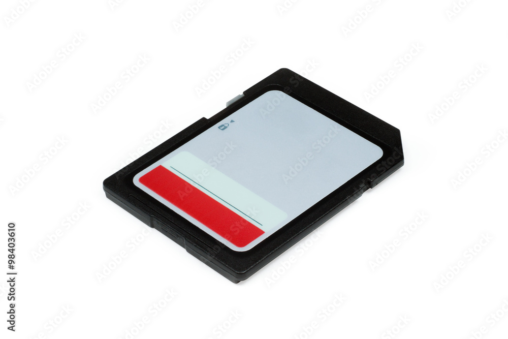 sd memory card isolated on white background sd memory card isolated on white background
