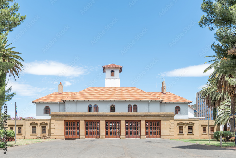 Main fire station in Bloemfontein Main fire station in Bloemfontein
