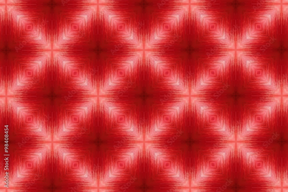 Fototapeta premium Красный орнамент с узорами. 2 