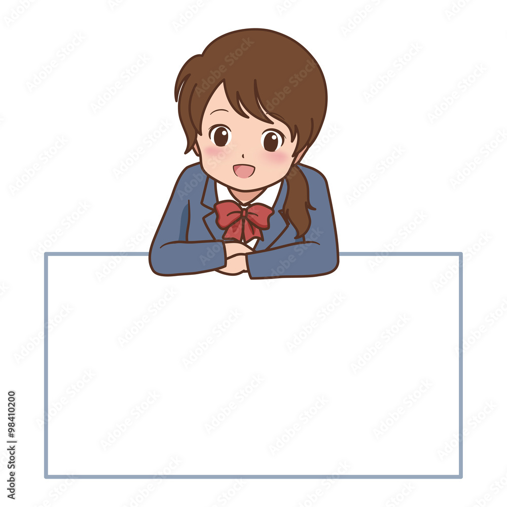 女の子　案内