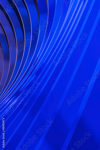 Abstrakte blaue Formgebung