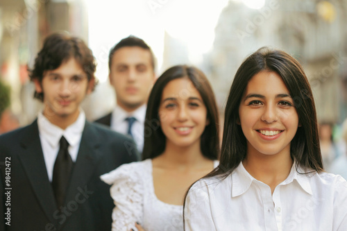 Group of students outdoor