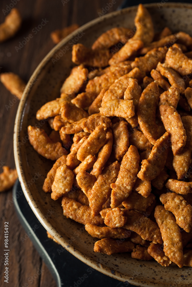 Obraz premium Crunchy Homemade Sesame Sticks