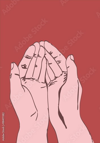 asking hands