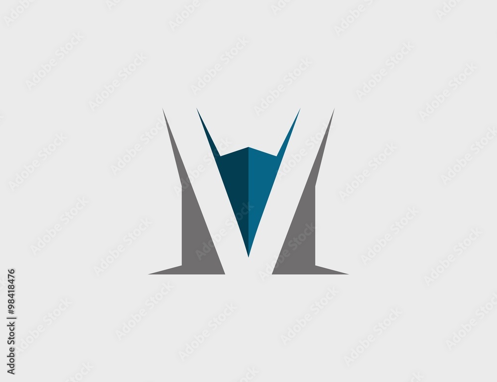 Fototapeta premium Letter V logo