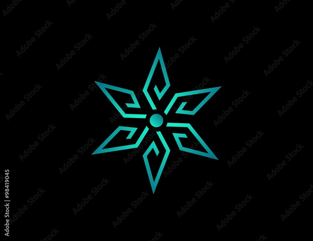 Flower logo Flower logo