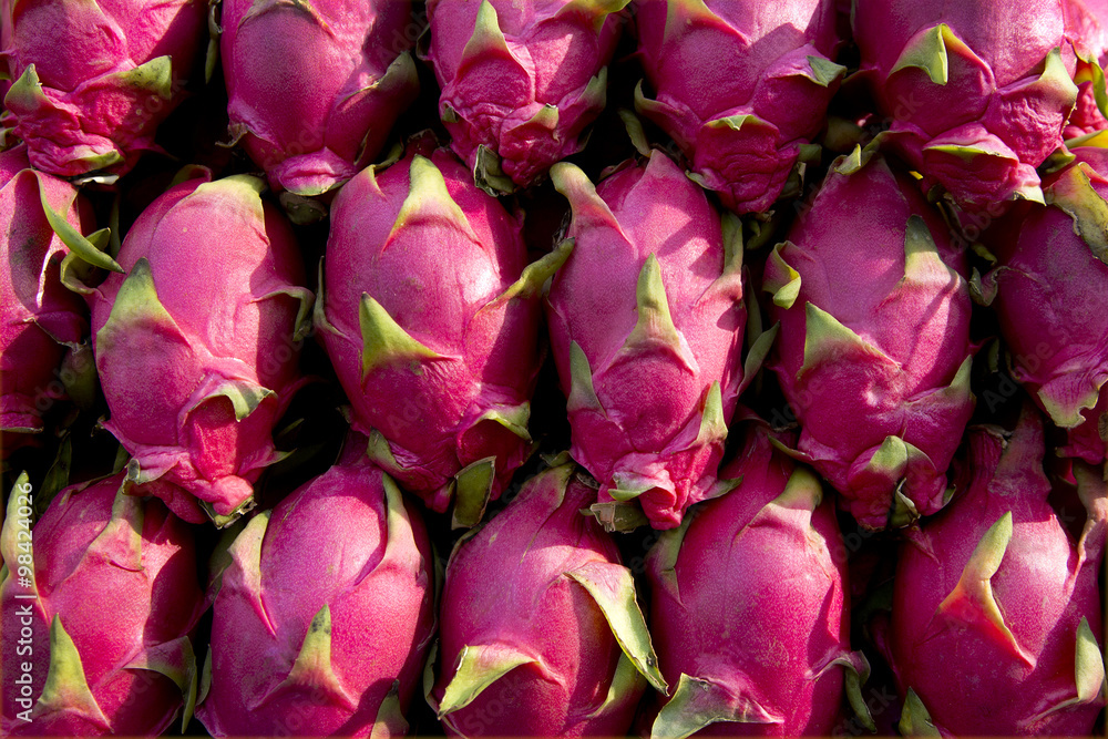 Red dragon fruits Red dragon fruits
