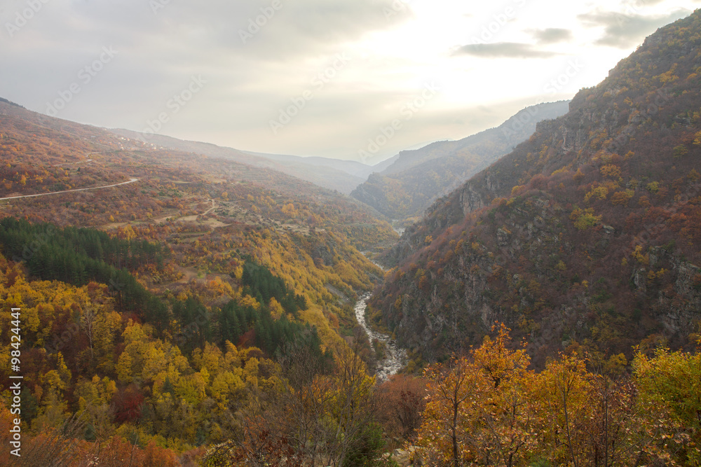 Mountain autumn landscape