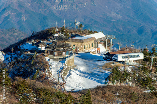 Deogyusan mountains in winter,South Korea. © tawatchai1990