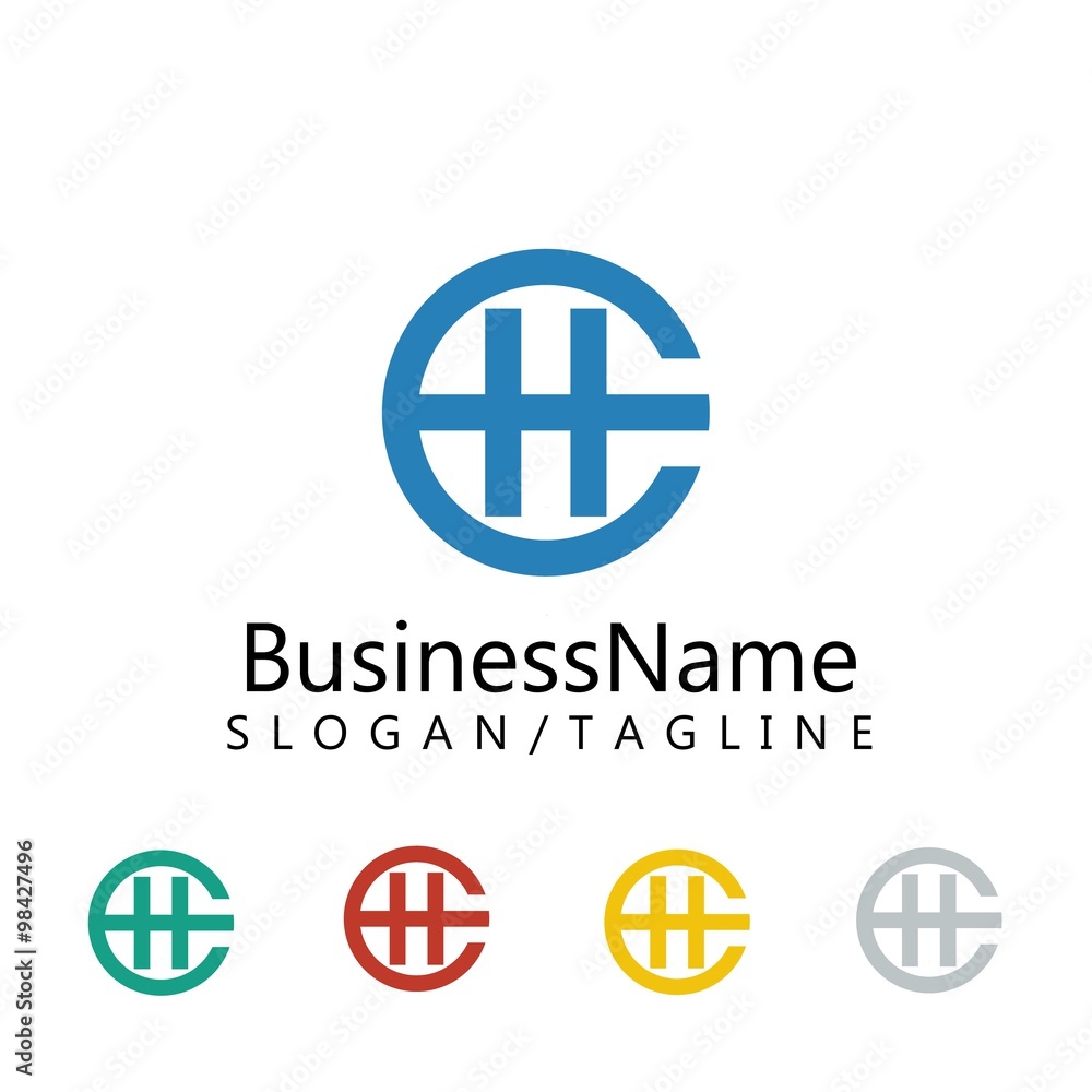 Fototapeta premium healthy club vector logo icon