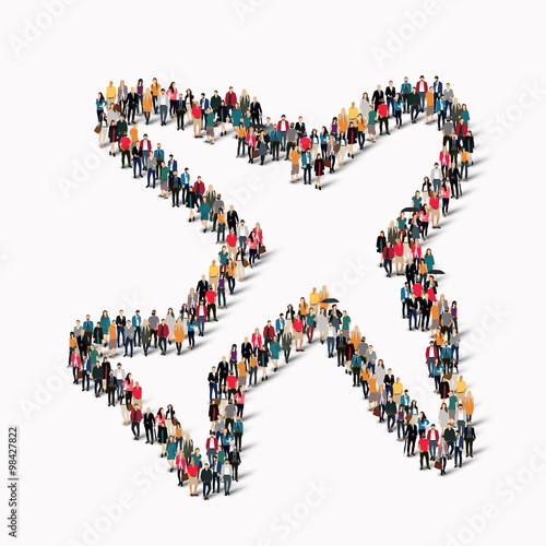 group people  aircraft  transportation