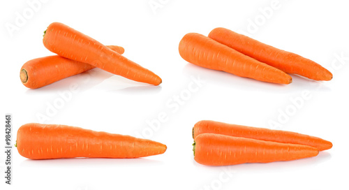 Carrot isolated on the white background