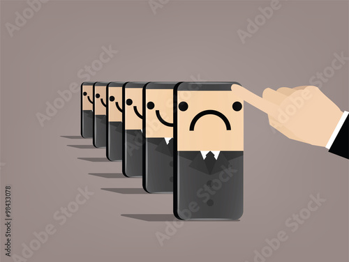 beautiful graphic design of business man hand pushing down domino businessmen group,domino businessman group falling down in collapse concept,concept design of domino effect