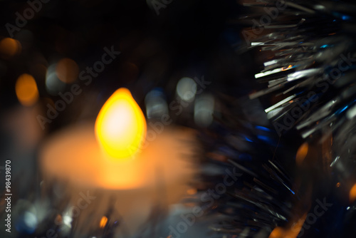 blurry candle backgrounds in the Light