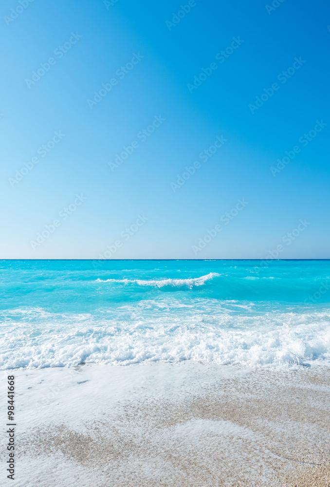 Amazing beach with clear waters in Greece Amazing beach with clear waters in Greece