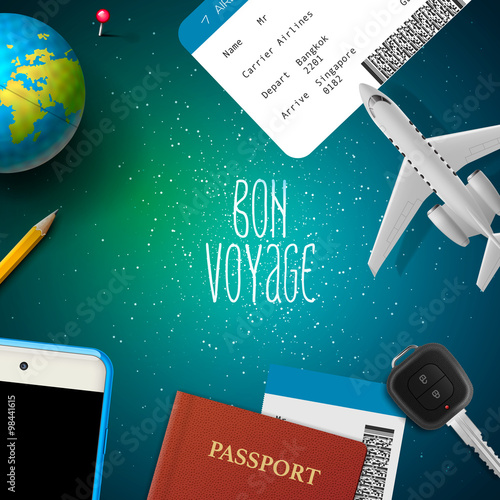 Bon voyage, planning vacation trip
