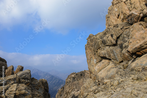 Detail of peak mountain © brostock