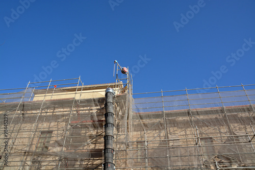 Wallpaper Mural andamios en un edificio antiguo Torontodigital.ca