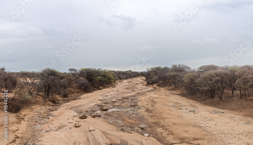Ugab River in the small rainy season near Outjo, Namibia