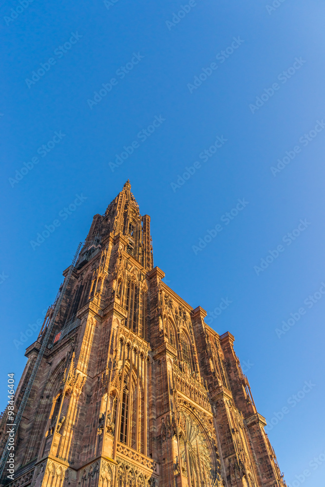 Cathedral of Our Lady (Notre Dame) of Strasbourg in Alsace.