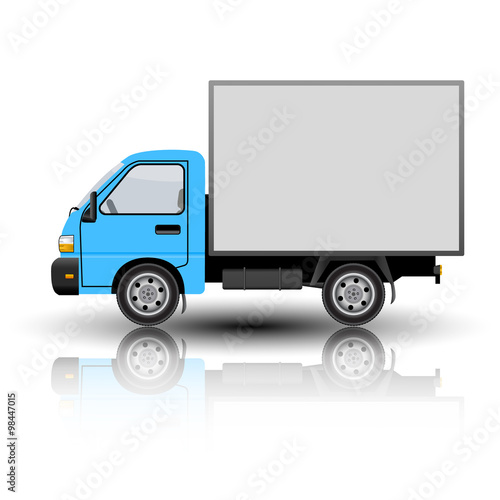 Truck car icon isolated . V...