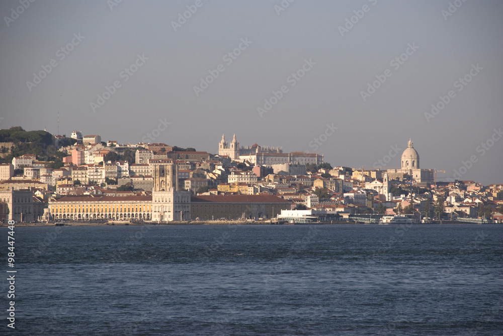 Panorama von Lissabon, Portugal Panorama von Lissabon, Portugal